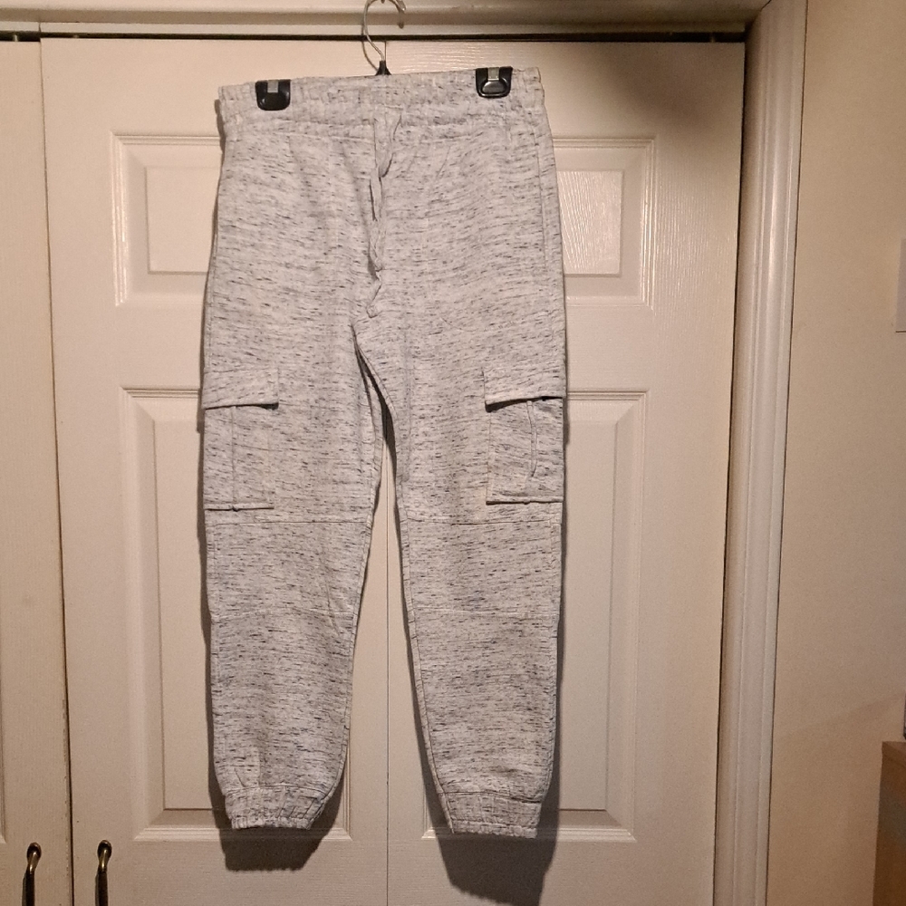 🗯Gray Cargo Ladies Jogger With  multiple pockets  front/ back Chic Street vibe